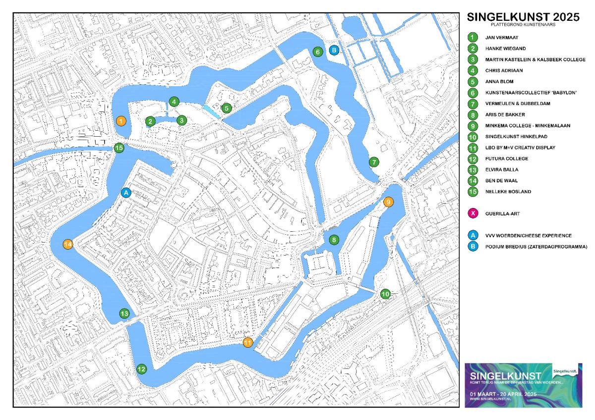 Route Singelkunst 2025